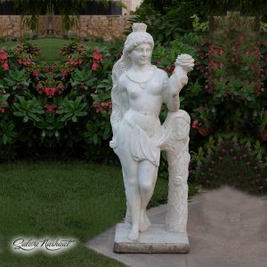 The Standing Girl Marble Figure