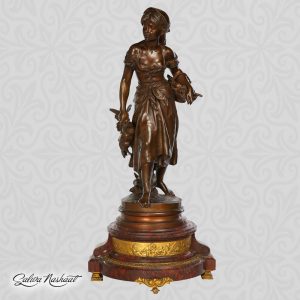 The market young girl