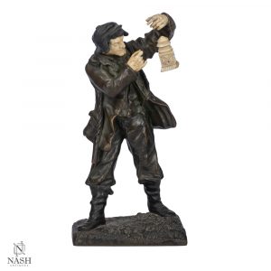 Man with Lantern Bronze Statue