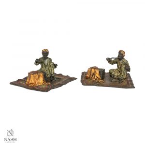 Pair of Orientalist Bronze Figures