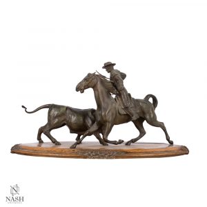 Horse and Bull Sculpture