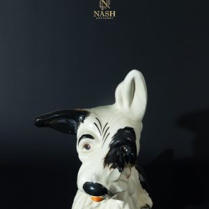 Vintage Art Deco Crown Devon Ceramic Dog