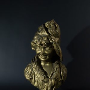 Gilt bronze bust Orientalist subject